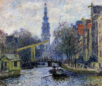 Claude Oscar Monet : Canal in Amsterdam